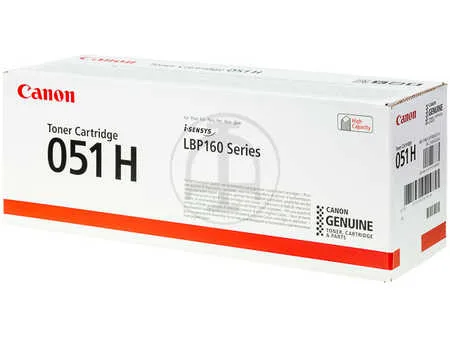 Canon, Canon H051Hbk Toner schwarz - Canon CRG-051H bk, 2169C002 für z.B. Canon iSENSYS LBP -160, Canon iSENSYS LBP -162 dw, Canon iSENSYS MF 260