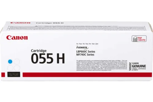 Canon, Canon H055Hc Toner XL c - Canon CRG-055H c, 3019C002 für z.B. Canon iSENSYS LBP -660, Canon iSENSYS LBP -662 Cdw, Canon iSENSYS LBP -663 Cdw