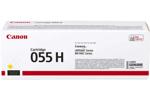 Canon, Canon H055Hy Toner XL y - Canon CRG-055H y, 3017C002 für z.B. Canon iSENSYS LBP -660, Canon iSENSYS LBP -662 Cdw, Canon iSENSYS LBP -663 Cdw