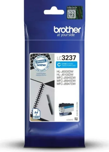 Brother, Brother B3237/3239 Druckerpatronen cyan - Brother LC3237C für z.B. Brother MFCJ 6947 DW, Brother HLJ 6000 DW, Brother HLJ 6100 DW