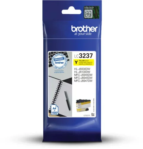 Brother, Brother B3237/3239 Druckerpatronen yellow - Brother LC3237Y für z.B. Brother MFCJ 6947 DW, Brother HLJ 6000 DW, Brother HLJ 6100 DW