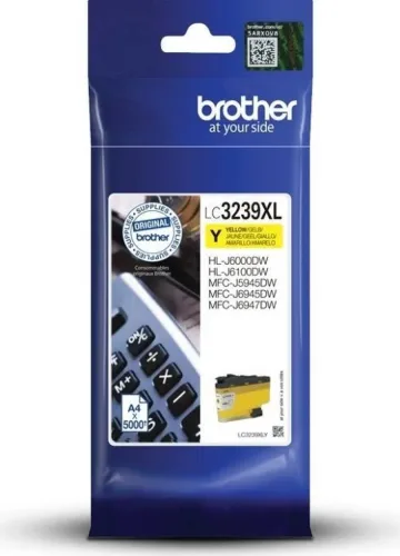 Brother, Brother B3237/3239 Druckerpatronen XL y - Brother LC3239XLY für z.B. Brother MFCJ 6947 DW, Brother HLJ 6000 DW, Brother HLJ 6100 DW