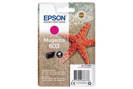 Epson, EPSON Tintenpatrone 603 magenta T03U34010 XP-2100 130 Seiten