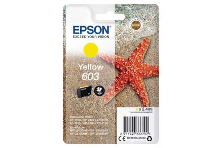 Epson, Epson E603Y Druckerpatronen y - Epson No. 603Y, C13T03U44010 für z.B. Epson Expression Home XP -2100, Epson Expression Home XP -2105