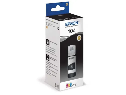 Epson, Epson E104BK Druckerpatronen bk - Epson No. 104BK, T00P140 für z.B. Epson EcoTank ET -2710, Epson EcoTank ET -2710 Unlimited, Epson EcoTank ET -2711