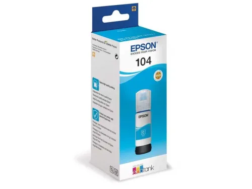 Epson, Epson E104C Druckerpatronen c - Epson No. 104C, T00P240 für z.B. Epson EcoTank ET -2710, Epson EcoTank ET -2710 Unlimited, Epson EcoTank ET -2711