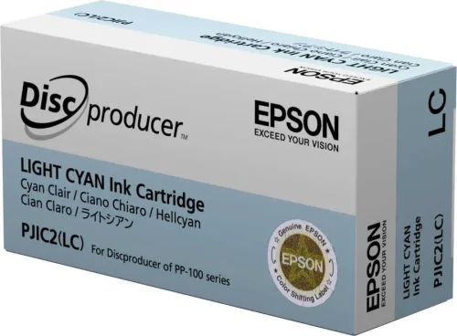 Epson, Epson E3077 Druckerpatronen li cyan - Epson C13S020448, 30775 für z.B. Epson Discproducer PP -100, Epson Discproducer PP -100 AP