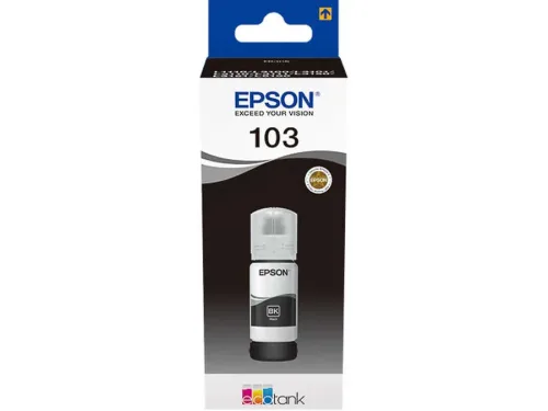 Epson, Epson E103bk Druckerpatronen schwarz - Epson No. 103 bk, C13T00S14A10 für z.B. Epson EcoTank L 1200, Epson EcoTank L 1210, Epson EcoTank L 1250