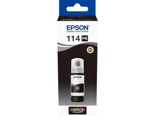 Epson, Epson E114phbk Druckerpatronen phbk - Epson No. 114 phbk, C13T07B140 für z.B. Epson EcoTank ET -8500, Epson EcoTank ET -8550