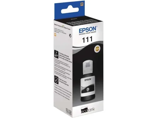 Epson, Epson E111bk Druckerpatronen schwarz - Epson No. 111 bk, C13T03M140 für z.B. Epson EcoTank ETM 1100, Epson EcoTank ETM 1120, Epson EcoTank ETM 1140