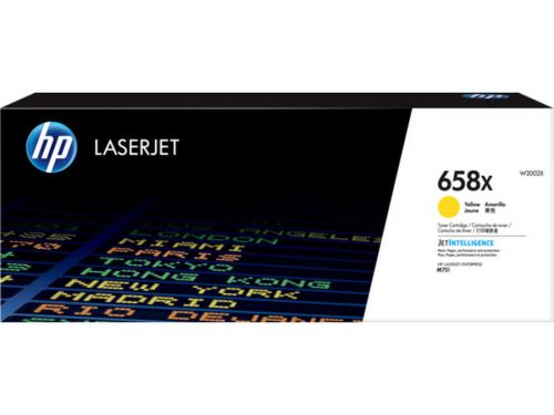 Hp, HP 658X Gelb Original LaserJet Tonerkartusche mit hoher Reichweite