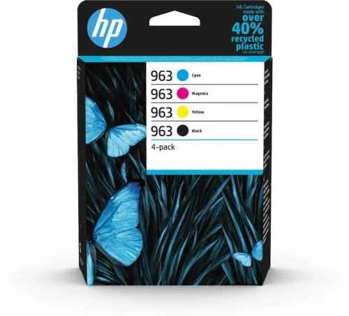 HP H963 Druckerpatronen (bk, c, m, y) - HP No. 963, 6ZC70AE für z.B. HP OfficeJet Pro 9010, HP OfficeJet Pro 9012, HP OfficeJet Pro 9013