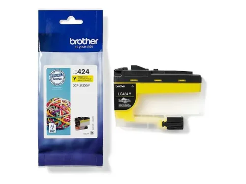 Brother, Brother B424 Druckerpatronen y - Brother LC424Y für z.B. Brother DCPJ 1200 W, Brother DCPJ 1200 DW, Brother DCPJ 1200 WE ecopro