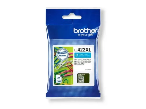 Brother, Brother B422XLC Druckerpatronen XL c - Brother LC-422XLC für z.B. Brother MFCJ 5740 DW, Brother MFCJ 6940 DW, Brother MFCJ 5345 DW