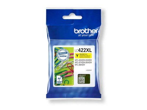 Brother, BROTHER Tintenpatrone HY yellow LC-422XLY MFC-J5340 1500 Seiten