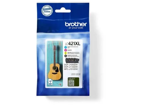 Brother, Brother B421XLVAL Druckerpatronen XL (c, m, y, bk) - Brother LC-421XLVAL für z.B. Brother MFCJ 1010 DW, Brother DCPJ 1050 DW, Brother DCPJ 1140 DW