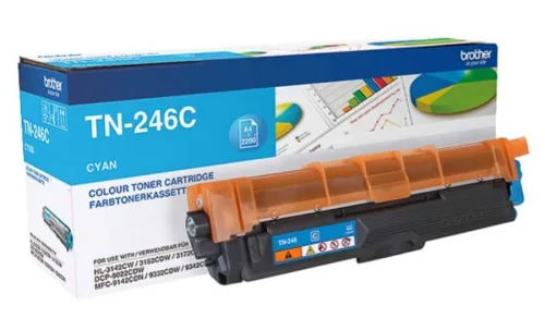 Brother, Brother B246C Toner XL c - Brother TN-246C für z.B. Brother DCP -9022 CDW, Brother HL -3142 CW, Brother HL -3152 CDW, Brother HL -3172 CDW