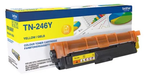 Brother, Brother B246Y Toner XL y - Brother TN-246Y für z.B. Brother DCP -9022 CDW, Brother HL -3142 CW, Brother HL -3152 CDW, Brother HL -3172 CDW