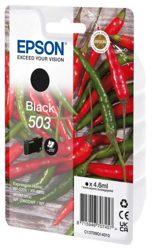 Epson, Epson E503 Druckerpatronen bk - Epson No. 503, T09Q140 für z.B. Epson Expression Home XP -5200, Epson Expression Home XP -5205