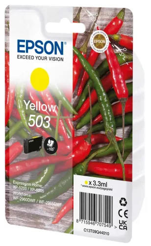 Epson, Epson E503 Druckerpatronen y - Epson No. 503, T09Q440 für z.B. Epson Expression Home XP -5200, Epson Expression Home XP -5205