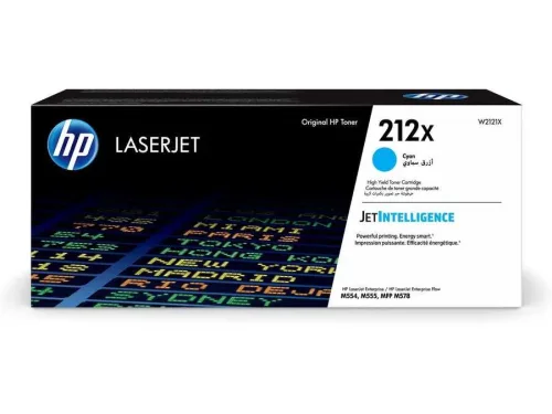 HP, HP H212X Toner XL c - HP No. 212X, W2121X für z.B. HP Color LaserJet Enterprise M 554, HP Color LaserJet Enterprise Flow MFP M 578 c