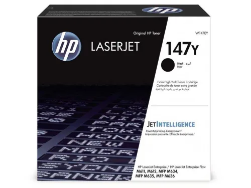 HP, HP H147Y Toner (black, xxl) - HP No. 147Y, W1470Y für z.B. HP LaserJet Enterprise Flow MFP M 634 h, HP LaserJet Enterprise Flow MFP M 635 z
