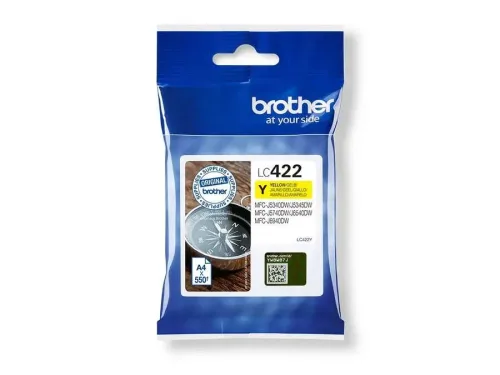 Brother, Brother B422Y Druckerpatronen y - Brother LC-422Y für z.B. Brother MFCJ 5740 DW, Brother MFCJ 6940 DW, Brother MFCJ 5345 DW, Brother MFCJ 5340 DW