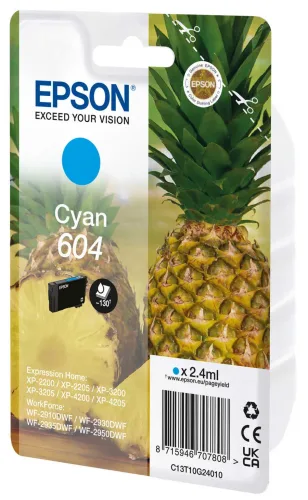 Epson, Epson E604 Druckerpatronen c - Epson No. 604, T10G240 für z.B. Epson Expression Home XP -2200, Epson Expression Home XP -2205