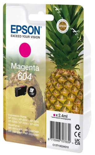 Epson, Epson E604 Druckerpatronen m - Epson No. 604, T10G340 für z.B. Epson Expression Home XP -2200, Epson Expression Home XP -2205