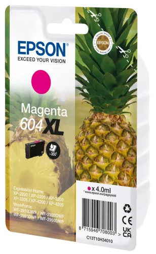 Epson, Epson E604XL Druckerpatronen XL m - Epson No. 604XL, T10H340 für z.B. Epson Expression Home XP -2200, Epson Expression Home XP -2205