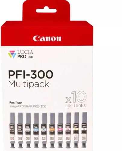 Brother, Brother c300VALP Druckerpatronen (mbk, pbk, gy, c, pc, r, m, pm, y, co) - Canon PFI-300VALP für z.B. Canon imagePROGRAF Pro -300