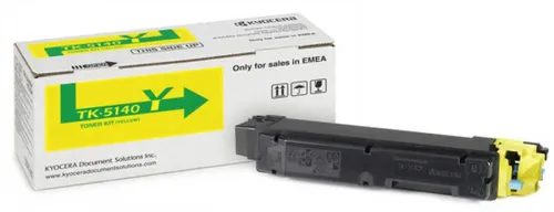 Kyocera, Kyocera K5140Y Toner y - Kyocera TK-5140Y für z.B. Kyocera ECOSYS M 6030 cdn, Kyocera ECOSYS M 6530 cdn, Kyocera ECOSYS P 6130 cdn