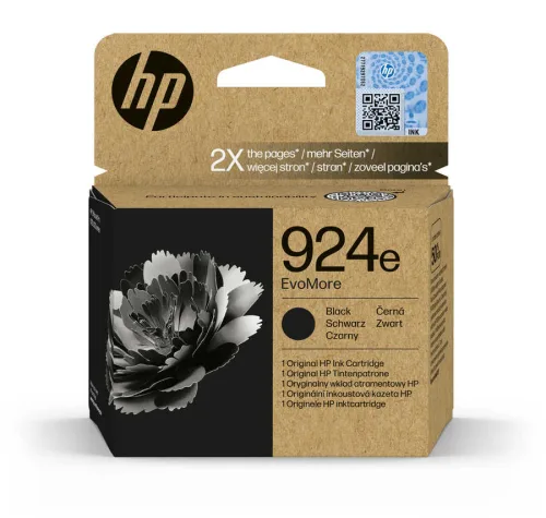 HP, HP H924ebk Druckerpatronen XL bk - HP No. 924e bk, 4K0V0NE für z.B. HP OfficeJet Pro 8120 e, HP OfficeJet Pro 8120, HP OfficeJet Pro 8122 e