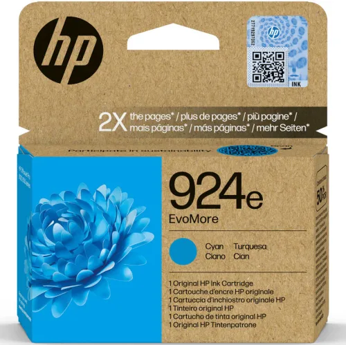 HP, HP H924ec Druckerpatronen XL c - HP No. 924e c, 4K0U7NE für z.B. HP OfficeJet Pro 8120 e, HP OfficeJet Pro 8120, HP OfficeJet Pro 8122 e