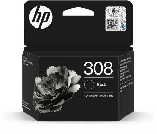 HP, HP -  Tinte 7FP21UE 308 Schwarz, One Size