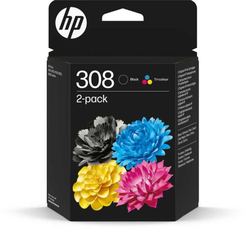 HP, HP Combopack 308 BK/color 6L6S6UE Envy 6122e/6520e 160/120 S.