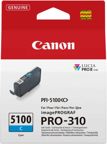 Canon, CANON Tintenpatrone cyan PFI-5100C iPF PRO-310 14ml