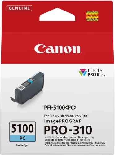 Canon, Canon C5100PC Druckerpatronen photo cyan - Canon PFI-5100PC für z.B. Canon imagePROGRAF PRO -310
