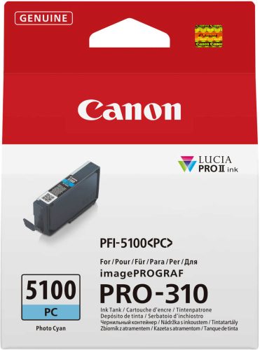 Canon C5100PC Druckerpatronen photo cyan - Canon PFI-5100PC für z.B. Canon imagePROGRAF PRO -310