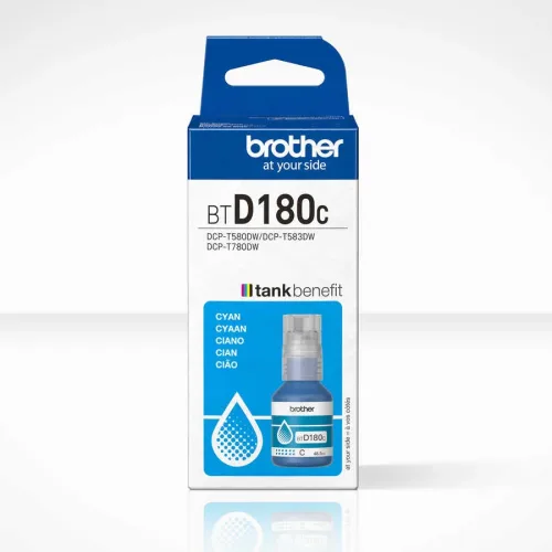 Brother, Brother B180 Druckerpatronen cyan - Brother BTD180C für z.B. Brother DCPT 580 DW, Brother DCPT 580, Brother DCPT 583 DW, Brother DCPT 780 DW
