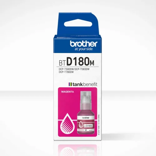 Brother, Brother B180 Druckerpatronen magenta - Brother BTD180M für z.B. Brother DCPT 580 DW, Brother DCPT 580, Brother DCPT 583 DW, Brother DCPT 780 DW