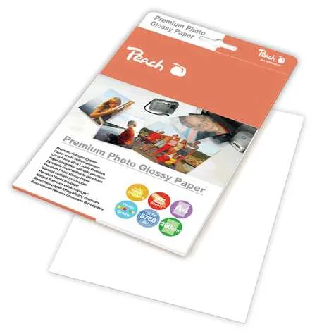 Peach, Peach Premium Photo Glossy Papier A4 260 g/m2, 25 Blatt