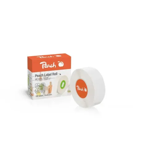 Peach, Etiketten Rolle, 15x40mm