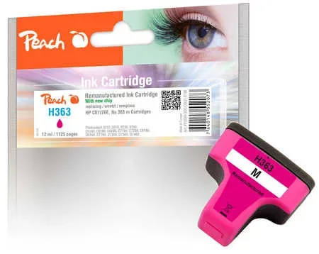 Peach, Peach HP 363 m Druckerpatrone XL ma ersetzt HP No. 363 m, C8772EE für z.B. HP PhotoSmart 3100, HP PhotoSmart 3108, HP PhotoSmart 3110