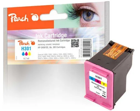Peach, Peach HP 301 c Druckkopf col ersetzt HP No. 301 c, CH562EE für z.B. HP Envy 5530, HP DeskJet 1000, HP DeskJet 1010, HP DeskJet 1050, HP DeskJet 1050 a