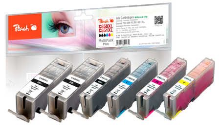 Peach, Peach Combi PackPLUS n zu Pgi-550/cli-551 Tintenpatrone