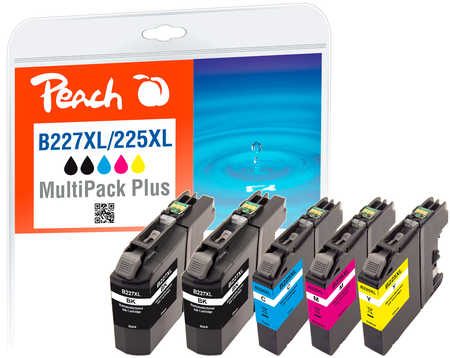 Peach, Peach Tintenpatrone "Brother LC-225XL/227XL 2x BK, C, M, Y"