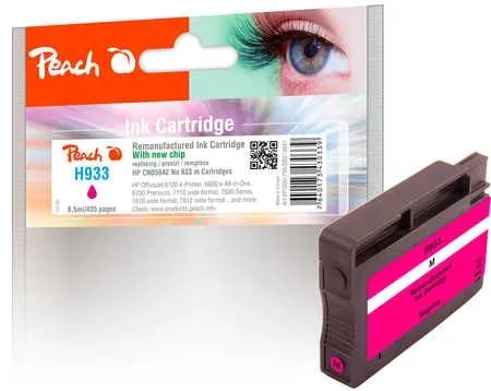 Peach, Peach HP 933 m Druckerpatrone ma ersetzt HP No. 933 m, CN059A für z.B. HP OfficeJet 6700 Premium, HP OfficeJet 6100 e-Printer, HP OfficeJet 7110