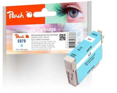 Peach, Peach E795 LIC Druckerpatrone XL cyli ersetzt Epson T0795LIC, C13T07954010 für z.B. Epson Stylus Photo PX 730 WD, Epson Stylus Photo PX 710 W