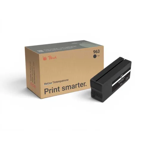 Peach, Peach HP 963 BK Druckerpatrone bk ersetzt HP No. 963 BK, 3JA26AE für z.B. HP OfficeJet Pro 9010, HP OfficeJet Pro 9012, HP OfficeJet Pro 9013